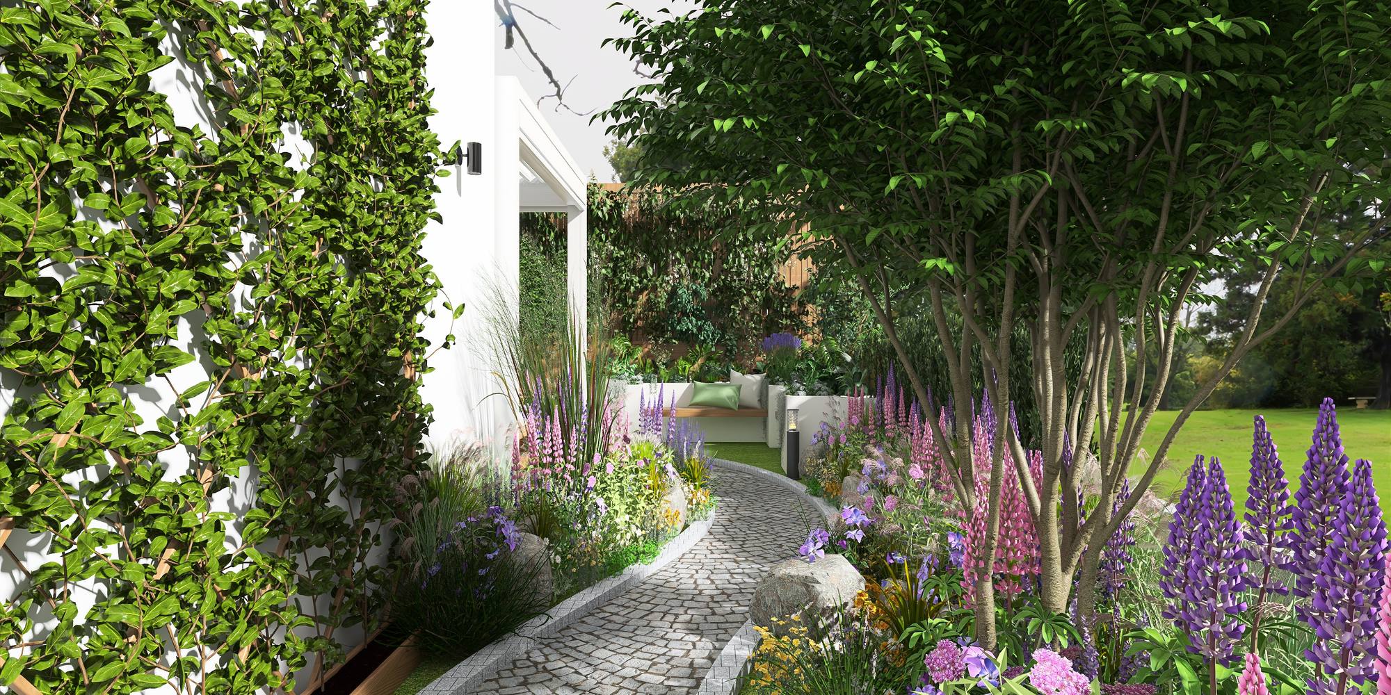 Gartenentwurf von Puristic